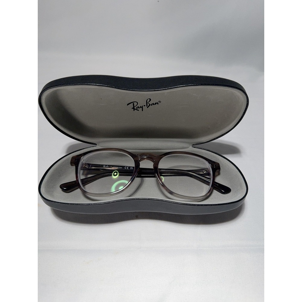 Ray-Ban RB5417 8281 Eyeglasses Optical Frames 50-19-145 Brown Clear Case
